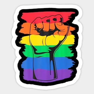 Pride Month LGBT Fist LGBTQ Gay Pride Sticker